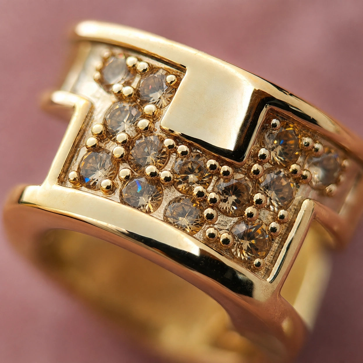 Gold Tone CZ Huggie Hoop Earrings for Women | Geometric Hoop Earrings | Trendy Brass Party Wear Jewelry